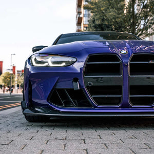 MHC+ BMW M3/M4 CSL Style Front Splitter i pre-preg carbon (G80/G81/G82/G83) KONG PERFORMANCE