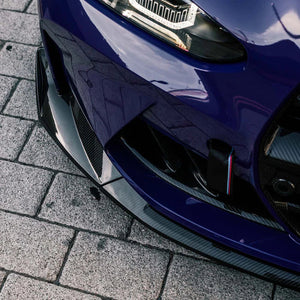 MHC+ BMW M3/M4 CSL Style Front Splitter i pre-preg carbon (G80/G81/G82/G83) KONG PERFORMANCE