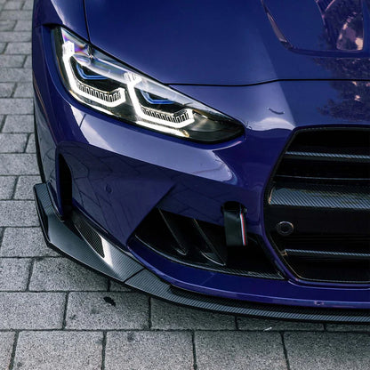 MHC+ BMW M3/M4 CSL Style Front Splitter i pre-preg carbon (G80/G81/G82/G83)
