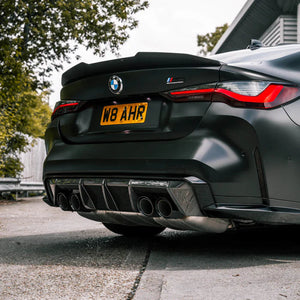 MHC+ BMW M4 Ducktail Style Rear Spoiler i Pre-Preg Carbon (G82) KONG PERFORMANCE