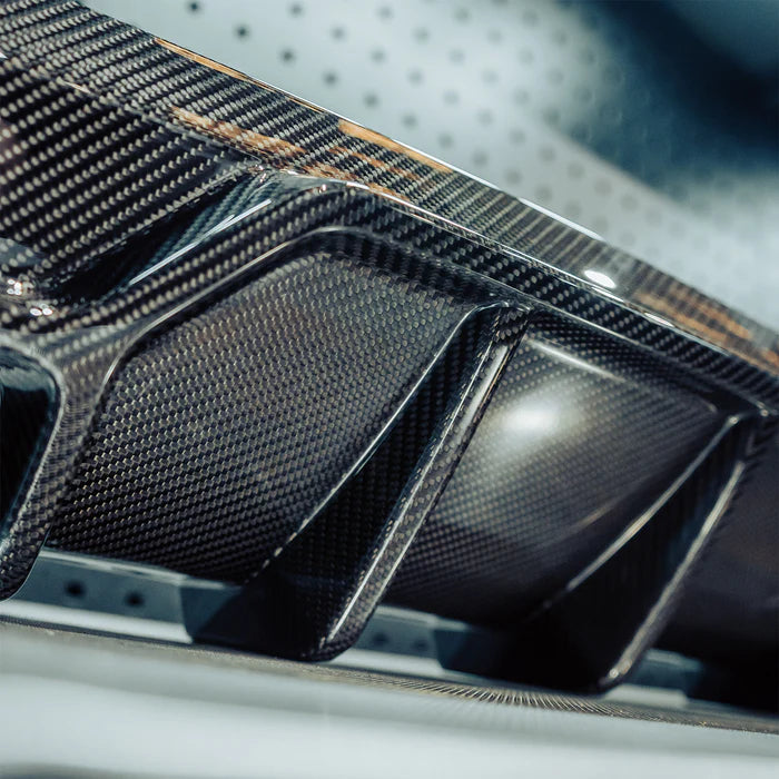 MHC+ BMW F22/F23 M235i & M240i Ultra Aggressive Rear Diffuser – Pre-Preg Carbon Fibre