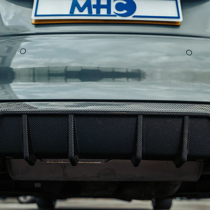 MHC+ BMW F22/F23 M235i & M240i Ultra Aggressive Rear Diffuser – Pre-Preg Carbon Fibre