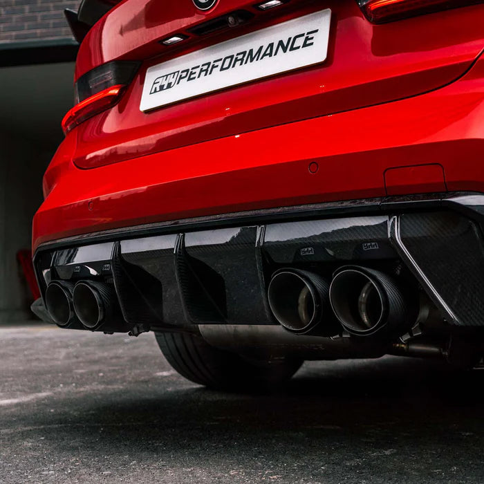 MHC+ BMW M3/M4 Performance Style Rear Diffuser – Pre-Preg Carbon Fibre (G80/G81/G82/G83)