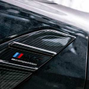 MHC+ BMW M4 Side Badges – Full Replacement (G82/G83) – Pre-Preg Carbon KONG PERFORMANCE