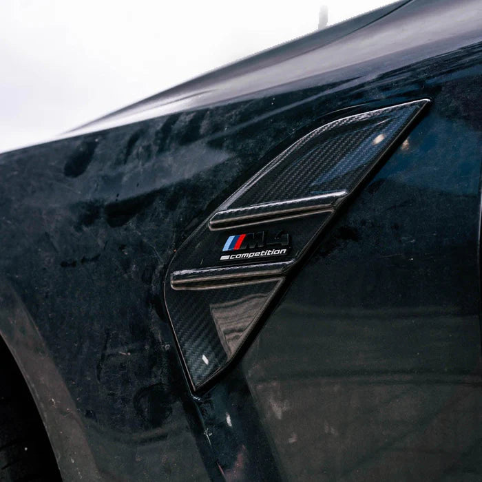 MHC+ BMW M4 Side Badges – Full Replacement (G82/G83) – Pre-Preg Carbon KONG PERFORMANCE