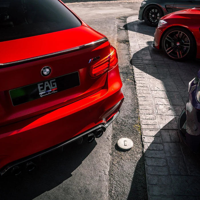 MHC+ BMW M3/3-serie CS Style bakspoiler i pre-preg carbon (F80/F30)