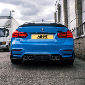 MHC+ BMW M3/3-serie Ducktail Style Spoiler i pre-preg carbon (F80/F30) KONG PERFORMANCE