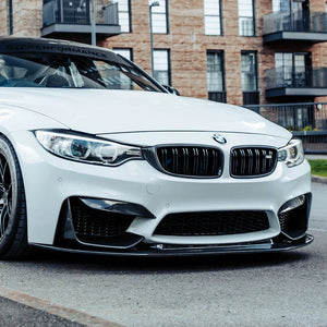 MHC+ BMW M3/M4 GT Style Front Splitter i Gloss Pre-Preg Carbon (F80/F82/F83) KONG PERFORMANCE