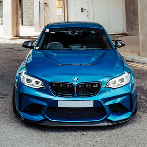 MHC+ BMW M2 N55 GT Style Front Splitter – Pre-Preg Carbon (F87) KONG PERFORMANCE