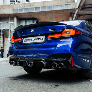 MHC+ BMW M5/5-serie Ducktail Style bakspoiler i pre-preg carbon (F90/G30) KONG PERFORMANCE