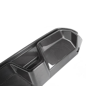 MHC+ BMW M5 LCI CS Style Diffuser i pre-preg gloss carbon (F90) KONG PERFORMANCE