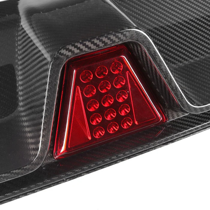 MHC+ BMW M5 F90 LCI CS Style Rear Diffuser m/ LED – Pre-preg carbon fibre