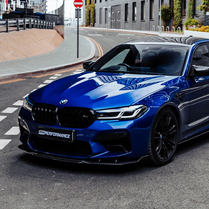MHC+ BMW M5 F90 LCI Low Line Front Splitter – Pre-preg carbon fibre
