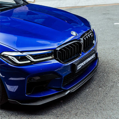 MHC+ BMW M5 F90 LCI Low Line Front Splitter – Pre-preg carbon fibre