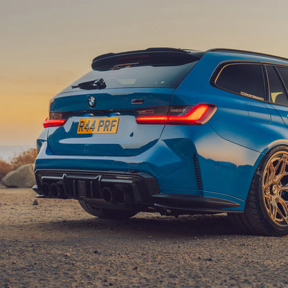 MHC+ BMW M3/M4 DF1 LED Rear Diffuser – Pre-preg Carbon Fibre (G80/G81/G82/G83)