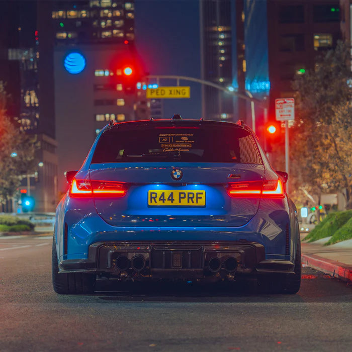 MHC+ BMW M3/M4 DF1 LED Rear Diffuser – Pre-preg Carbon Fibre (G80/G81/G82/G83)