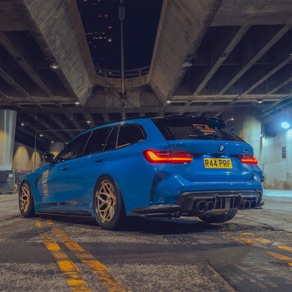 MHC+ BMW M3/M4 DF1 LED Rear Diffuser – Pre-preg Carbon Fibre (G80/G81/G82/G83)