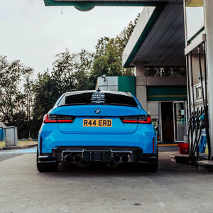 MHC+ BMW M3/M4 DF1 LED Rear Diffuser – Pre-preg Carbon Fibre (G80/G81/G82/G83) KONG PERFORMANCE