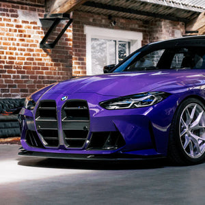 MHC+ BMW M3/M4 SP1 Front Splitter – Pre-Preg Carbon Fibre (G80/G81/G82/G83) KONG PERFORMANCE