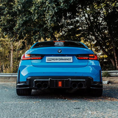 MHC+ BMW M3 SS1 Rear Side Splitters i pre-preg carbon (G80/G81)