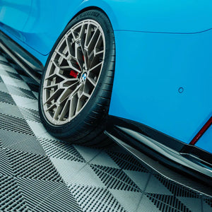 MHC+ BMW M3 SS1 Rear Side Splitters i pre-preg carbon (G80/G81) KONG PERFORMANCE