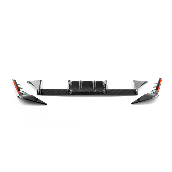 MHC+ BMW M2 G87 Edition 1 Rear Diffuser – 3-delt i gloss pre-preg carbon (G87)