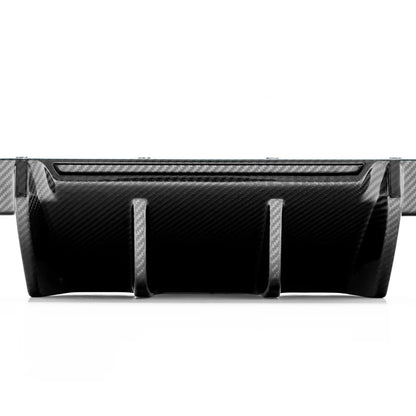 MHC+ BMW M2 G87 Edition 1 Rear Diffuser – 3-delt i gloss pre-preg carbon (G87)