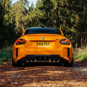 MHC+ BMW M2 G87 Edition 1 Rear Diffuser – 3-delt i gloss pre-preg carbon (G87) KONG PERFORMANCE