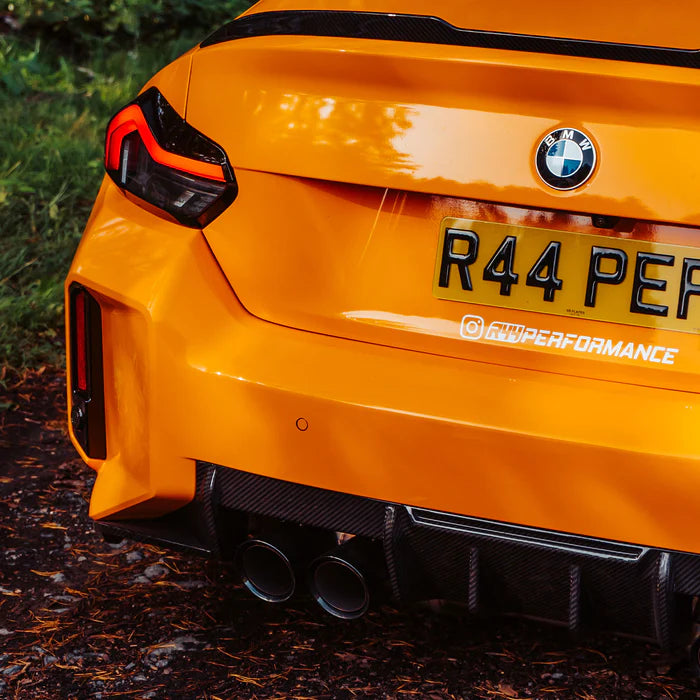 MHC+ BMW M2 G87 Edition 1 Rear Diffuser – 3-delt i gloss pre-preg carbon (G87)