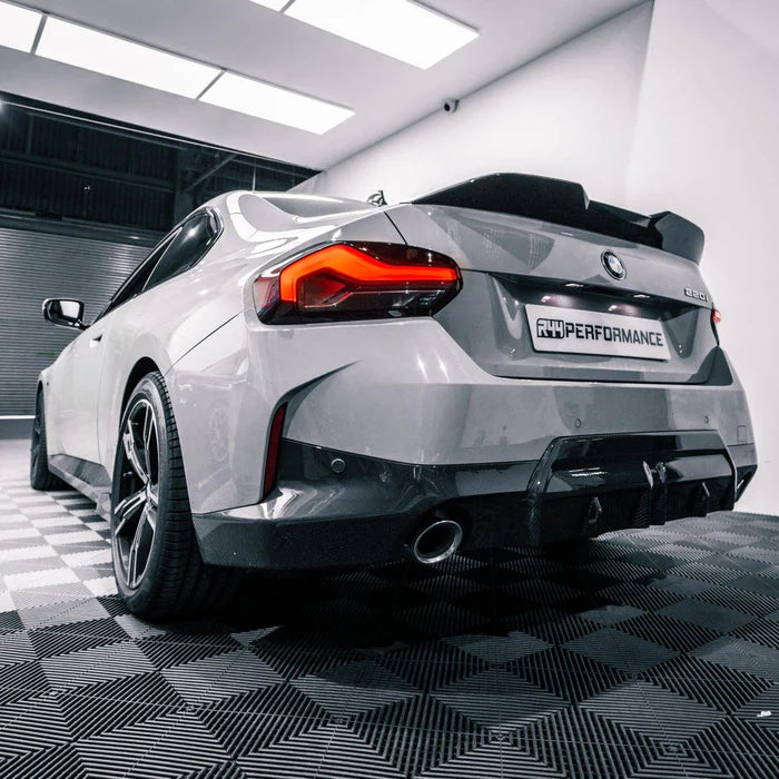 MHC+ BMW M2/M240i Performance Style Rear Spoiler i Pre-Preg Carbon (G87/G42)