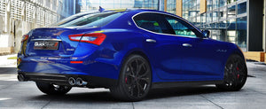 QuickSilver Maserati Ghibli inc S og Q4 Petrol sportseksosanlegg med Sound Architect