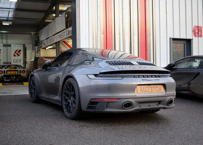 QuickSilver Porsche 911 (992) Titan sportseksosanlegg med Sound Architect