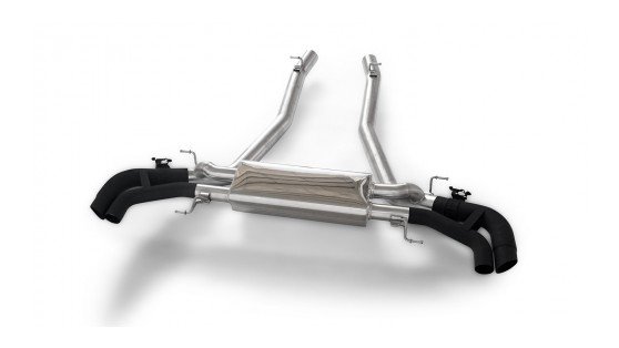 Novitec Rolls-Royce Cullinan / Cullinan - Series 2 power-optimized eksos rustfritt stål med flap-regulation