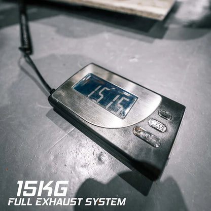 R44 Performance Titanium Cat-Back Eksosanlegg med Carbontipper – Toyota Supra A90