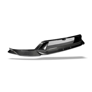 Tesla Model Y Juniper RevoZport carbon front lip angle view