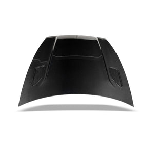 Tesla Model Y Juniper RevoZport carbon hood front detail