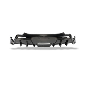 Tesla Model Y Juniper RevoZport carbon rear diffuser installed