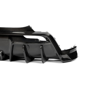 Tesla Model Y Juniper RevoZport carbon rear diffuser angle view