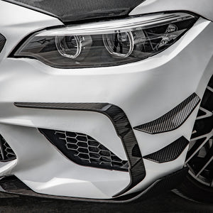 SOOQOO – Carbon Frontinnsatser (SQ Style)  BMW M2 Competition F87 LCI (2019–2022)