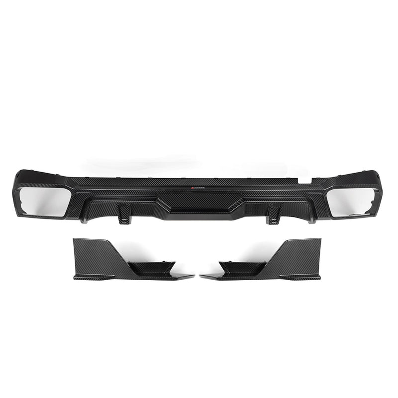 SOOQOO – Carbon Rear Diffuser (SQ Style) BMW X5 G05 / G18 / LCI (2019–2024)