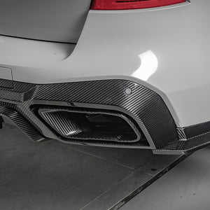 SOOQOO – Carbon Exhaust Tips (SQ Style) BMW X5 G05 / G18 / LCI (2019–2024)