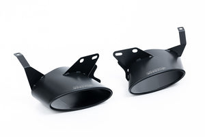 Miltek OPF Back Eksosanlegg med Svarte Tupper - Audi RS6/RS7 C8