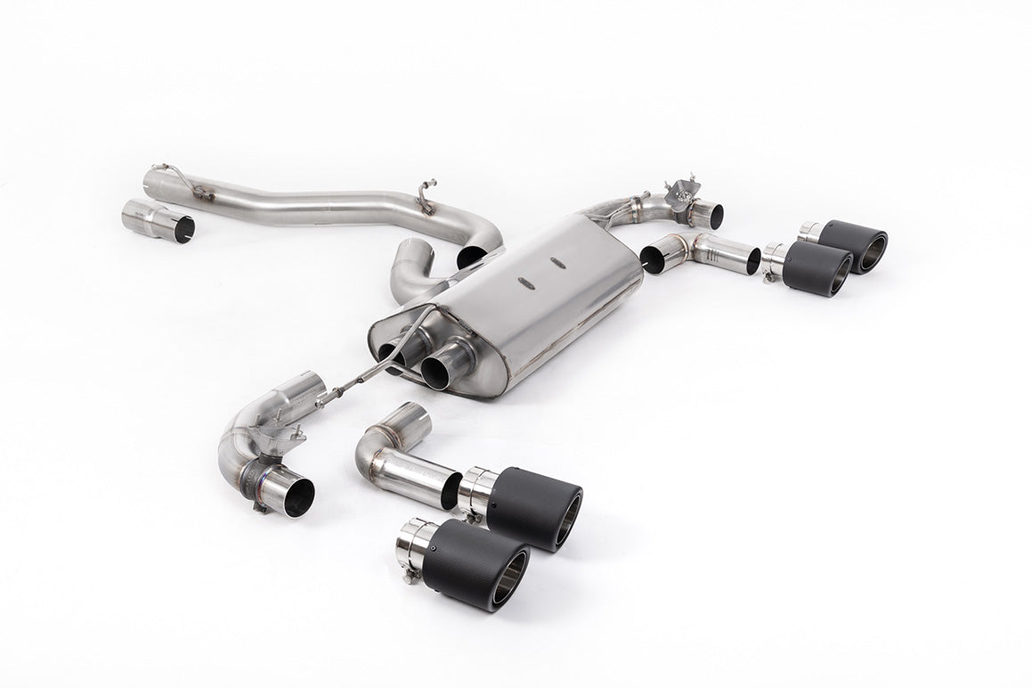 Milltek Spjeldstyrt CatBack Race Eksosanlegg – VW Golf R MK7.5 (2017–2021)