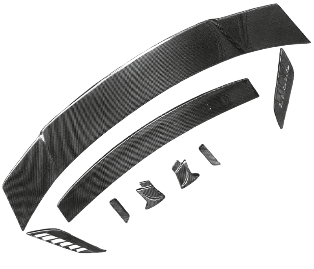 KONG Carbon R-Style Rear Spoiler – Mercedes-AMG GT / GTS / GTC (C190/R190, 2015–2024) KONG PERFORMANCE