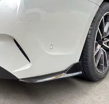 KONG Carbon Rear Side Splitters – BMW 3-serie G20 / G21 (Pre-LCI, 2019–2022)