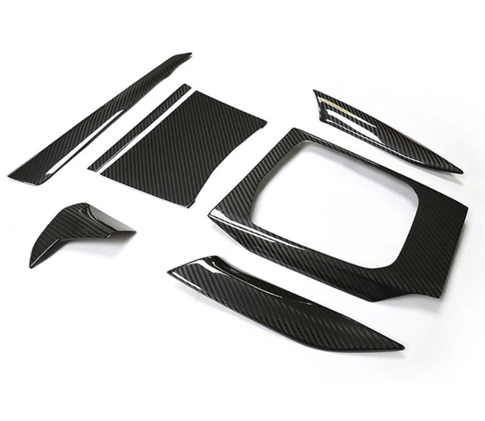 KONG Carbon Interiørsett – 7-delt for BMW G20/G21 3-serie Pre-LCI (2020–2022)