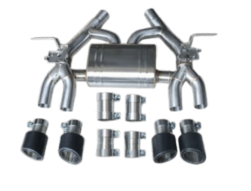 KONG Performance Axle-Back Eksos  BMW M3 F80 / M4 F82 / F83 (S55)