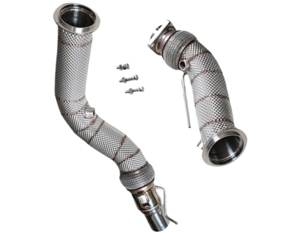 KONG Performance Catless Downpipe  BMW M3 F80 / M4 F82 / F83 S55 med OPF (2019–2020)