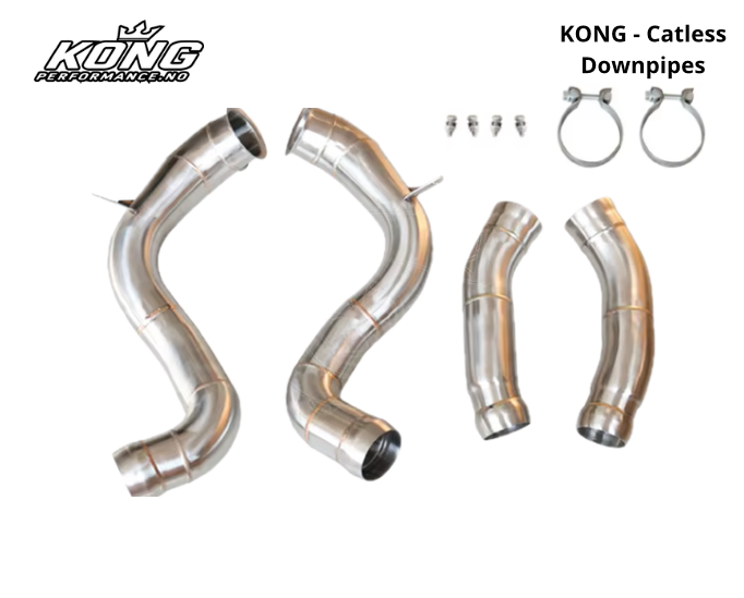 KONG – Exhaust Downpipes for Mercedes-AMG C63 (W205) (2015–2021) KONG PERFORMANCE