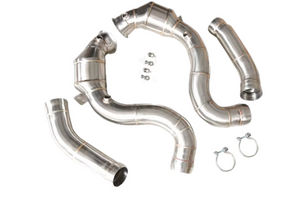 KONG – 3.5" Catted Downpipes for Mercedes-AMG C63 (W205) (2015–2021) KONG PERFORMANCE